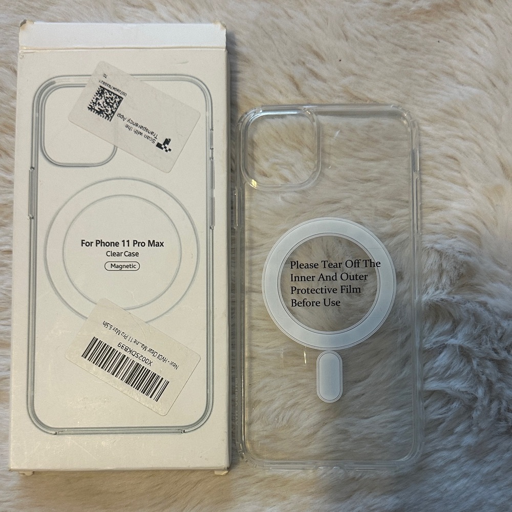 Clear Magnetic Phone Case for iPhone 11 Pro Max